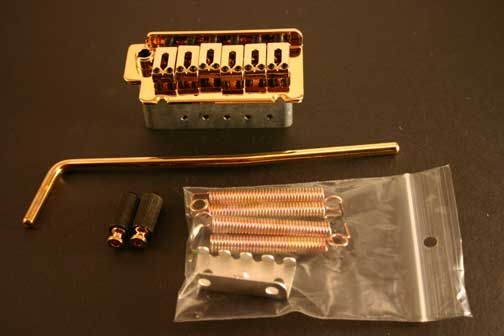 It includes all of the hardware Whammy bar, springs, claw and screws.