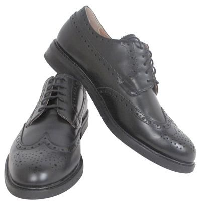 Crew Allerton Wing TIps Black size 9  