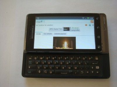 VERIZON MOTOROLA DROID 2 WIFI, GPS TOUCH SCREEN, FULL KEYBOARD PHONE 1 