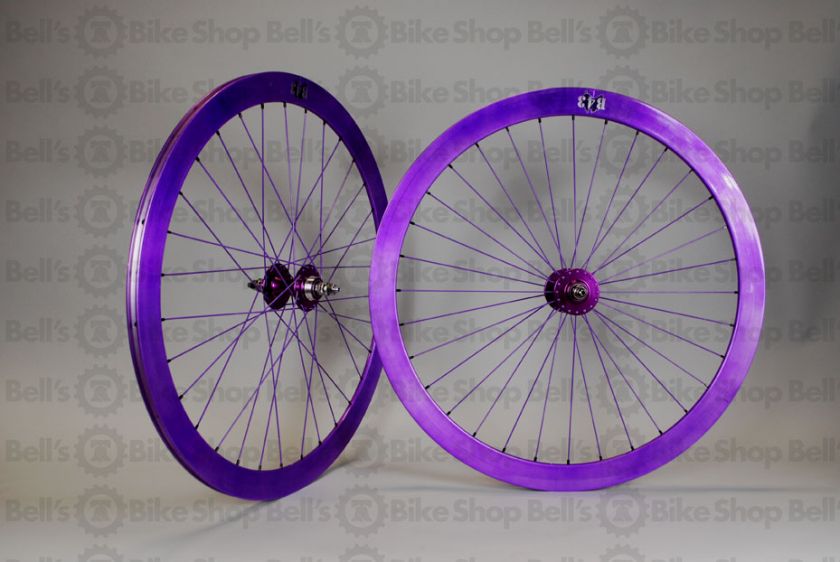 Velocity B43 Track Wheels SOLID PURPLE RADIAL Fixed  