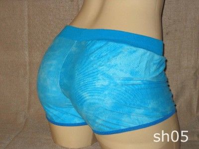 Sexy STAINED Brazilian Beach Shorts in Lively Colors  