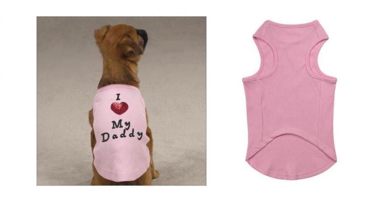 Love My Daddy Tanks for Dogs/Dog Tank Top