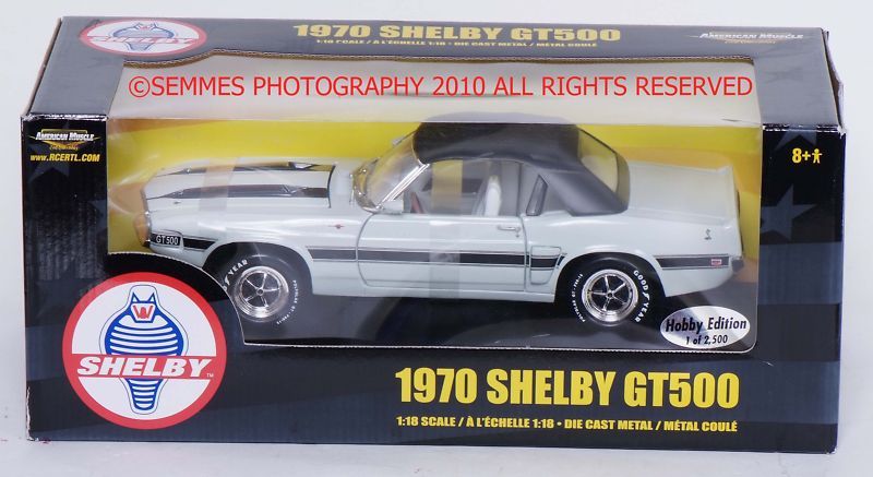 1970 Shelby GT500 Mustang American Muscle White by Ertl  