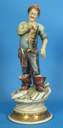 Fine Borsato Figure Fishermans Fancy #1162 MINT  