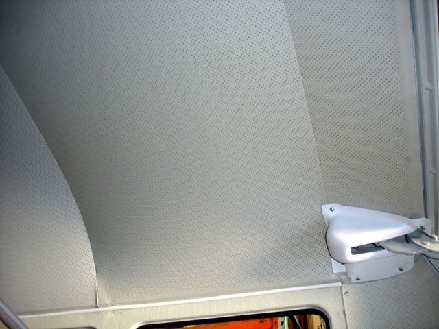 VW TYPE 2 1955 1963 BUS HEADLINER PERFORATED VINYL  