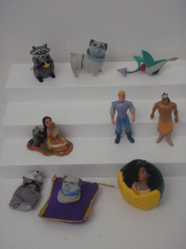 DISNEY POCAHONTAS 9 PVC TOY FIGURE BURGER KING TOYS  