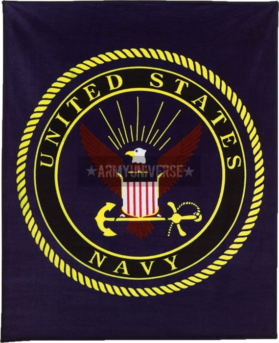 Military Insignia Fleece Blankets (50 X 60)  