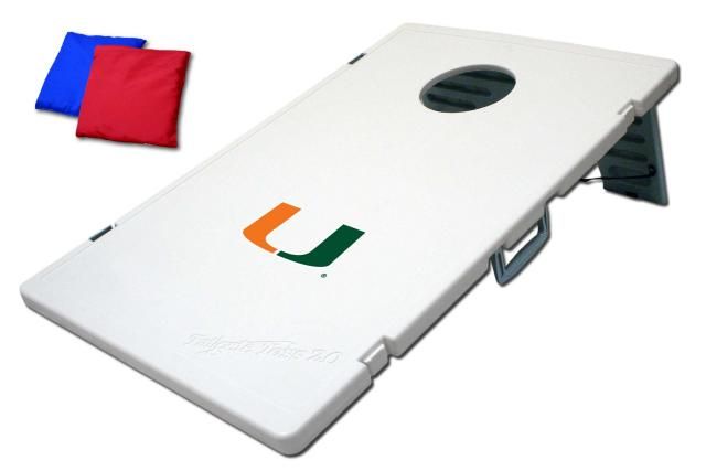 Miami Hurricanes Bean Bag Tailgate Toss 2.0 Cornhole  