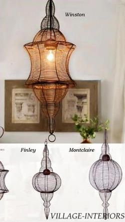 BALLARD FRENCH COUNTRY DESIGN 36 METAL WIRE CHANDELIER  