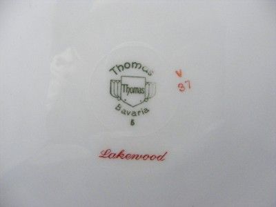 Thomas Bavaria Lakewood Fine China Dinner Plates  