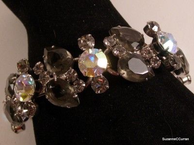 JULIANA AB & Pear Shaped Smoke Rhinestone Bracelet  