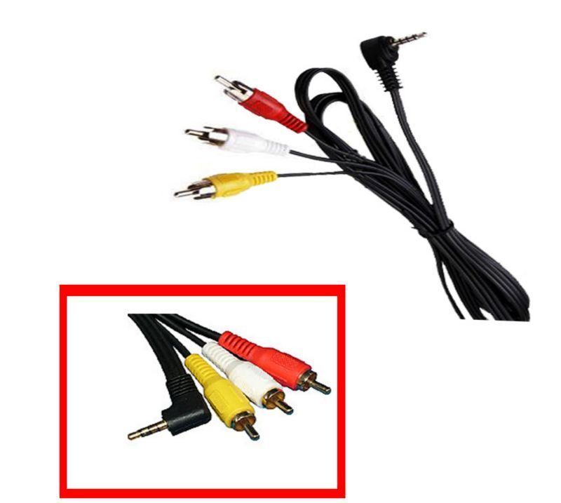 RCA Cable for Samsung JVC AV MiniDV Camcorder 3.5mm  