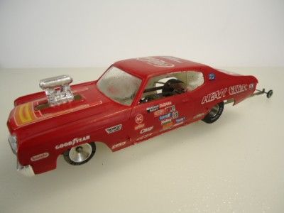   24 Hard Body Drag Slot Car 1970 70s Chevy Chevelle Parma Edge  