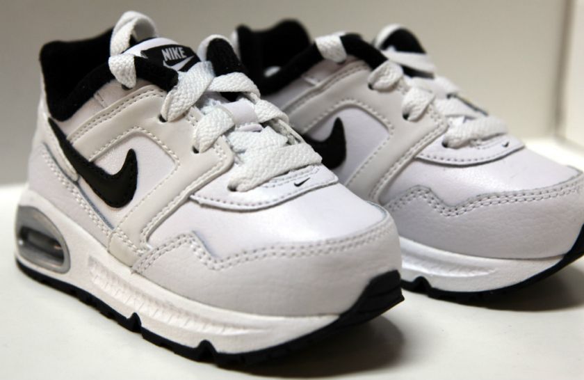 Nike Air Max Navigate Leather Toddler Shoe Size 4 ~ 10 #458882 100 Wht 