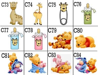 20 BABY SHOWER NAME TAGS  Over 200 graphics  