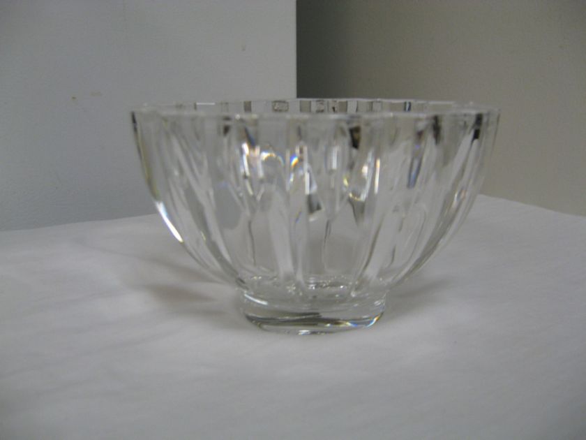 Older VILLEROY & BOCH Mkd Tondo Cut Crystal Nut Bowl  