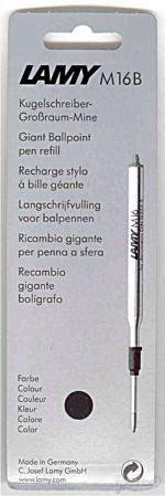 Lamy M16 Ballpoint Pen Refill, Black Broad  