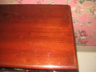 Thomasville Collectors Cherry Goddard Block Front Chest of 4 Drawers 