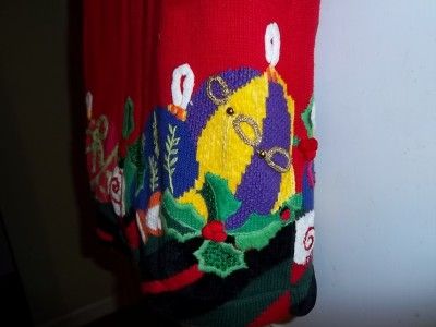 OMG CUTE BEREK 2  CHRISTMAS Sweater Vest Chenille Collar All Things 