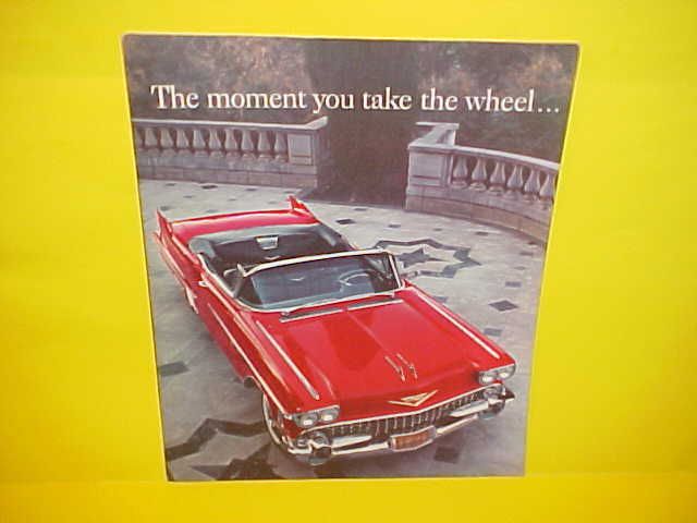 1958 CADILLAC ELDORADO BIARRITZ BROUGHAM DELUXE MAILER BROCHURE 