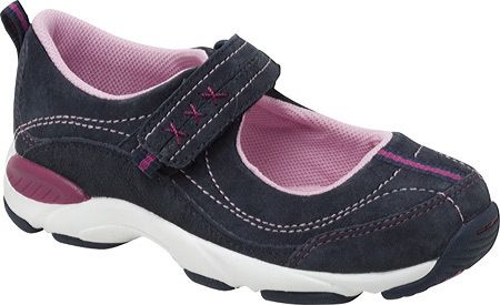 Girls Stride Rite Shoes Sneakers Joy Navy Pink Blue Suede 8 9 10 11 13 