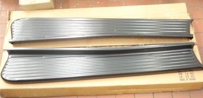 47 54 Chevy Pickup Truck Black Running Boards PAIR  