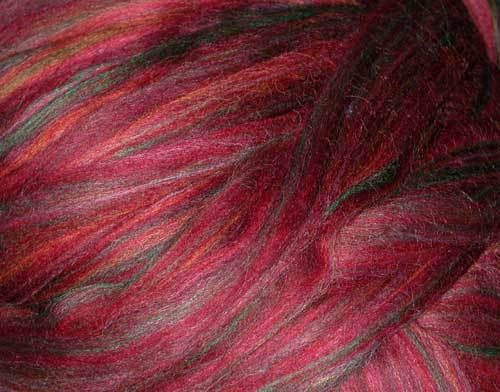 Ruby Twist Blended Multicolor Spinning Fiber 3 lb  