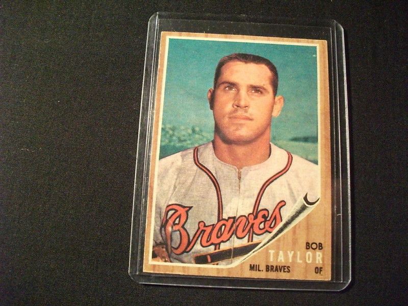 1962 Topps#406 Bob Taylor Ex+  