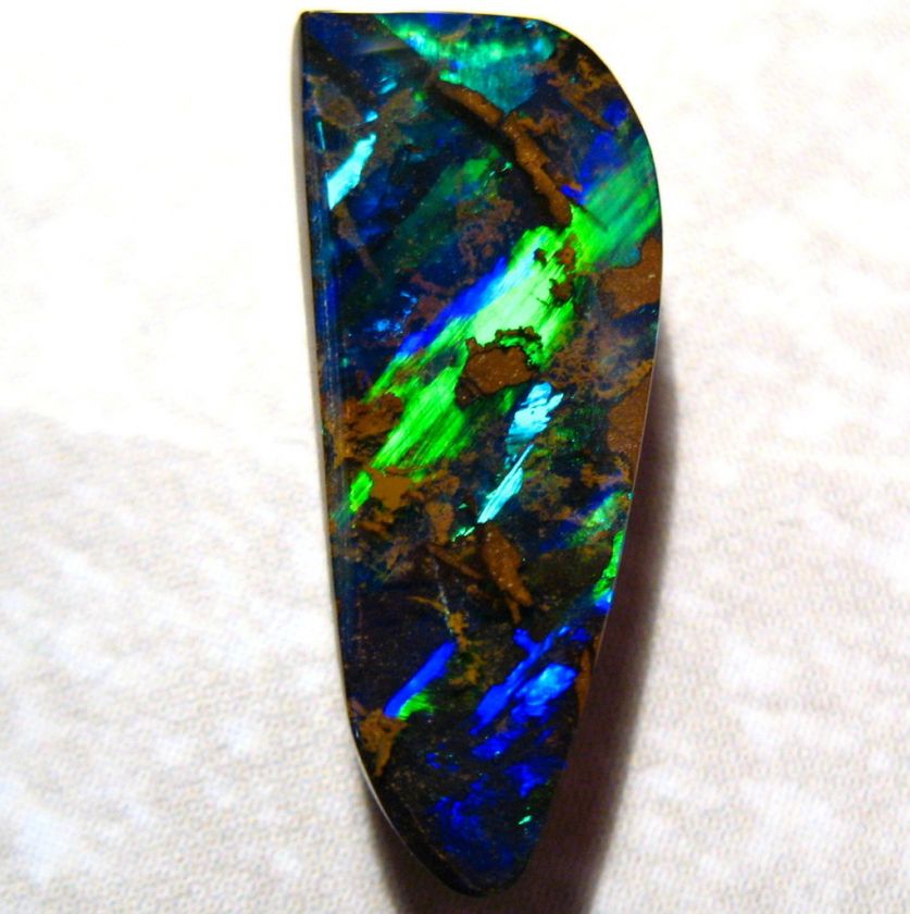 Boulder Opal   3.8 Carats 16x7mm  