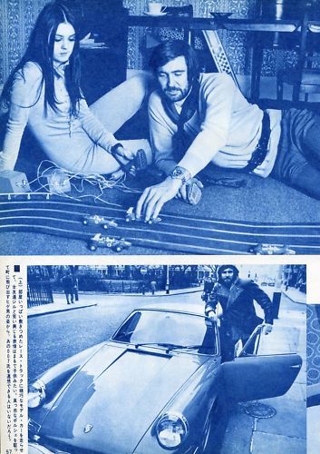 GEORGE LAZENBY James Bond 1970 Vintage JPN PINUP 8x11 (2) Sheets #MA W 