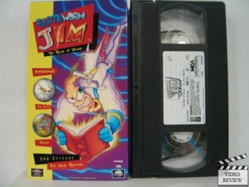 Earthworm Jim   V. 4 The Book of Doom (VHS, 1996) RARE 096898276733 