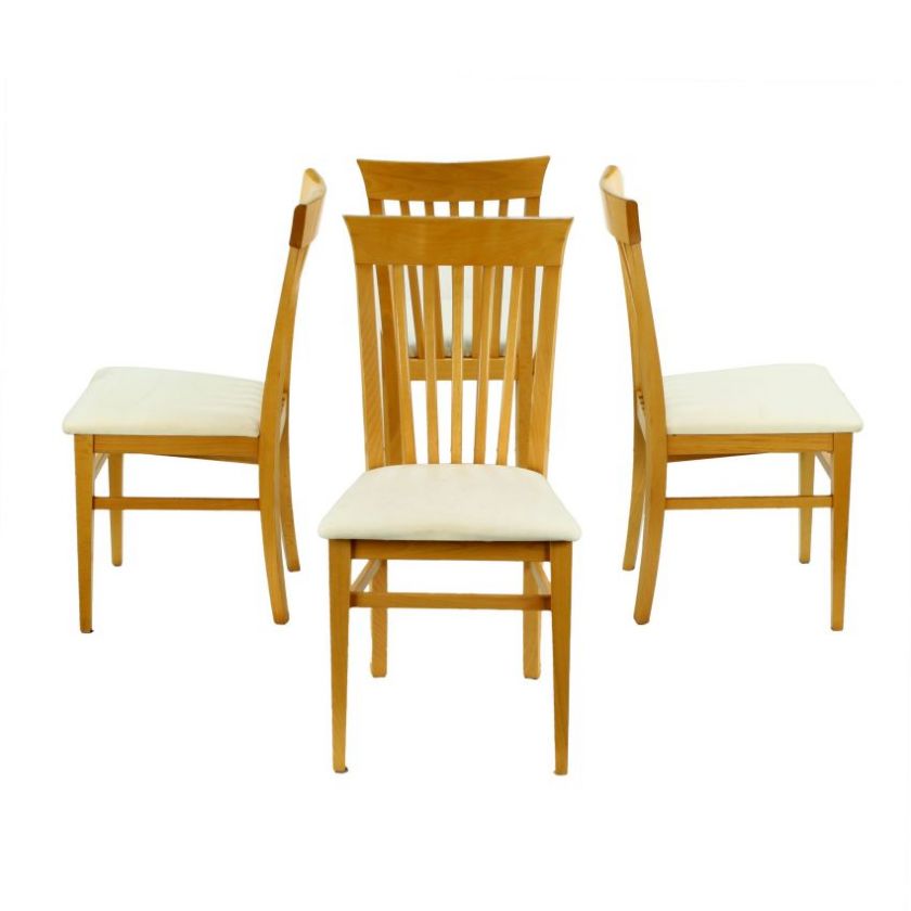 Italian Designer Contemporary 4 Kitchen Dining Chairs  