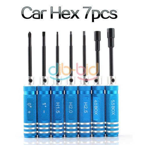   RC Helicopter Plane Car Hex Cross Screw Driver Tool Kit Set  