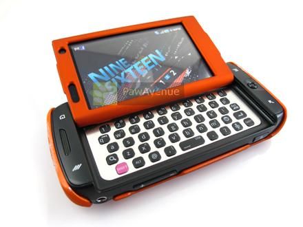 ORANGE Rubberized Hard Shell Case Tmobile Sidekick 4G  