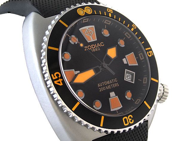 ZODIAC OCEANAIRE DIVER SWISS AUTO WATCH ZO8007 RRP £499  