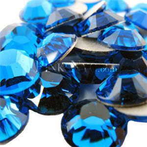 SS16 Capri Blue Swarovski Crystal Flatback Rhinestones  