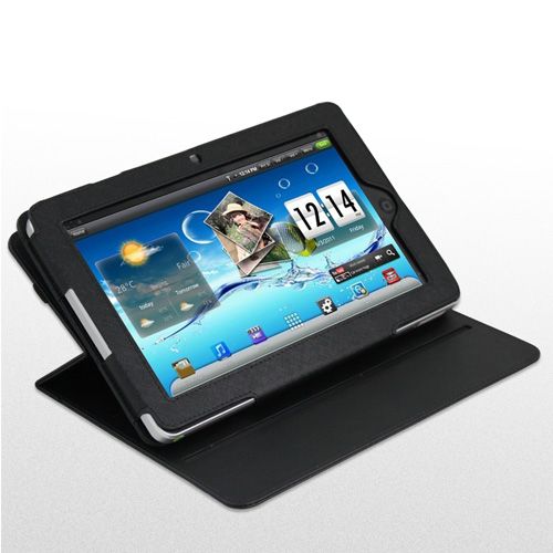 Flytouch 3 Superpad Tablet PC Black Leather Case MultiView Cover 