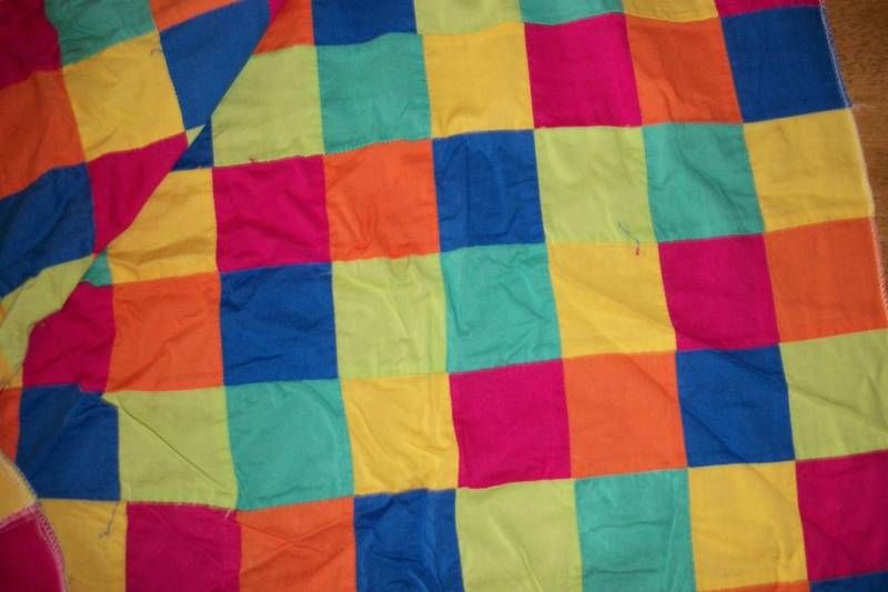 Patchwork colorful cotton fabric bright colors 1 yard  