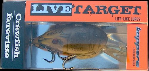 Koppers 2 1/2 Crawfish ~ C64M Medium Crankbait ~ Natural Transparent