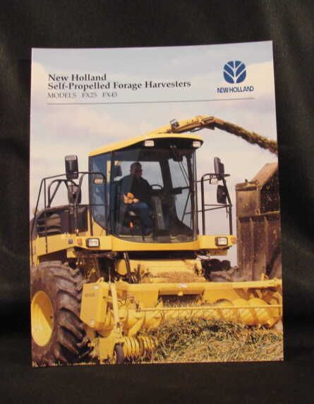 New Holland FX28 FX58 Forage Harvester Brochure 1998 NH  