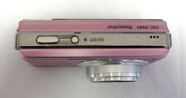 sony cyber shot model dsc s980 steadyshot 12 1 mp pink digital camera 