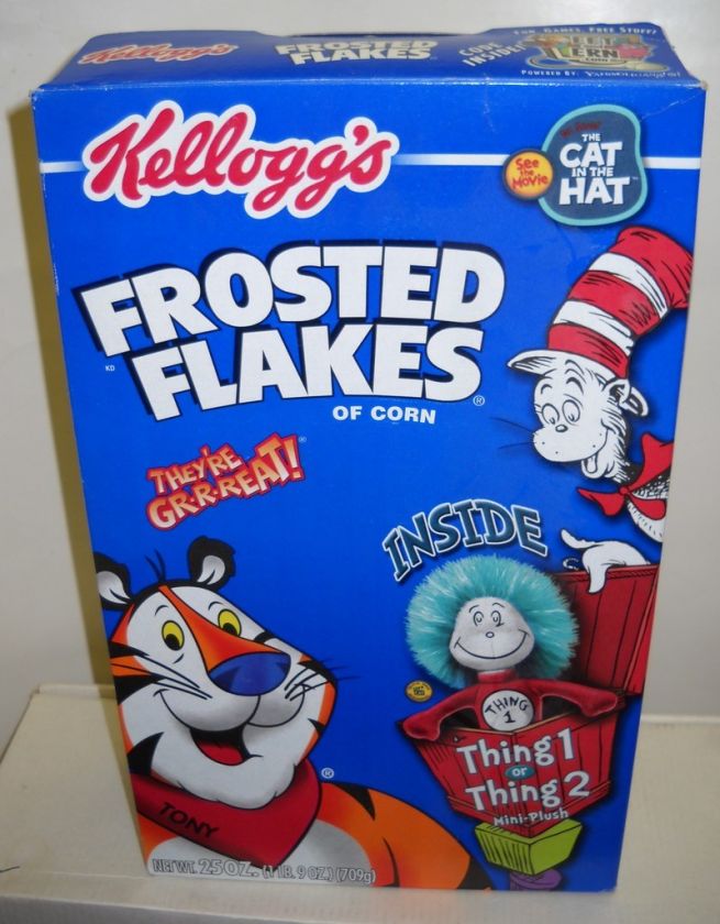 Kelloggs Frosted Flakes Cereal BOX ONLY  