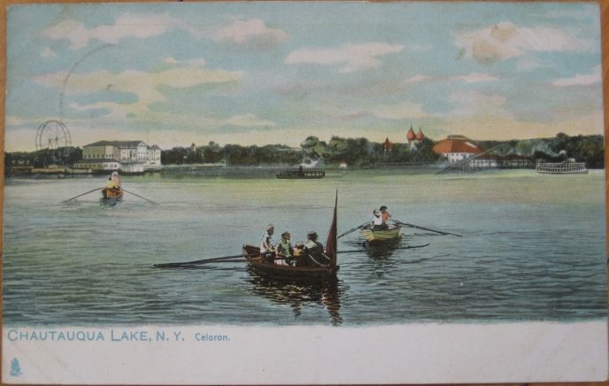 1909 Tuck NY Postcard Celoron Chautauqua Lake, New York  