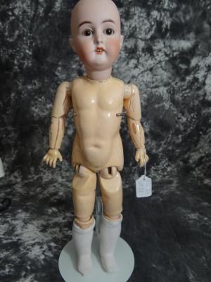 18” ANTIQUE GERMAN—KARL HARTMANN—26—BISQUE DOLL  