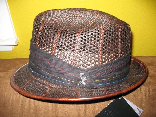 CARLOS SANTANA PANAMA HATS FEDORA HAT PREMIUM QUALITY STRAW PANAMA HAT 