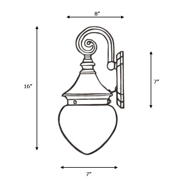 Outdoor Wall Light Lighting Fixture / OTA0035 12  