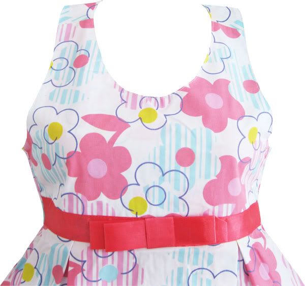 Girls Dress Pink Flower Halter Wedding Clothing SZ 6  