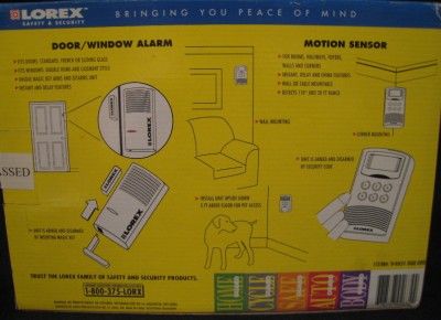 Lorex Home Security System Motion Sensor Doors, Windows Wireless NEW 