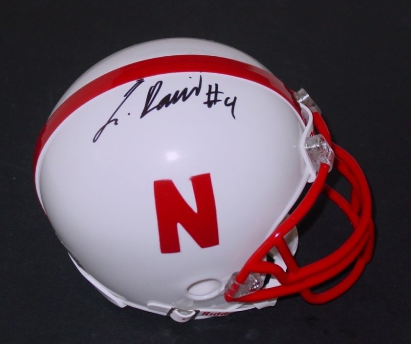   DAVID Signed/Autographed NEBRASKA CORNHUSKERS Mini Helmet w/COA  