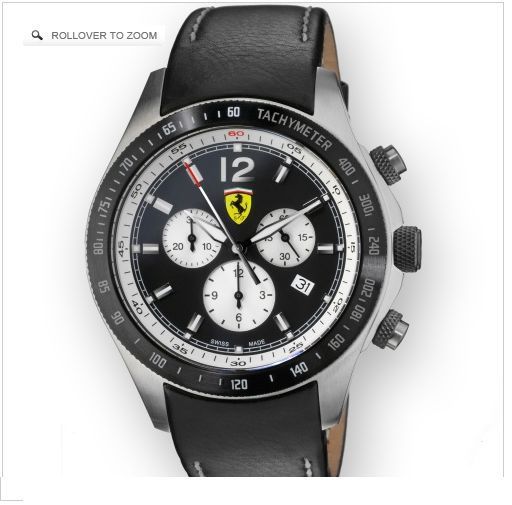 Scuderia Ferrari Black Bezel Chrono  